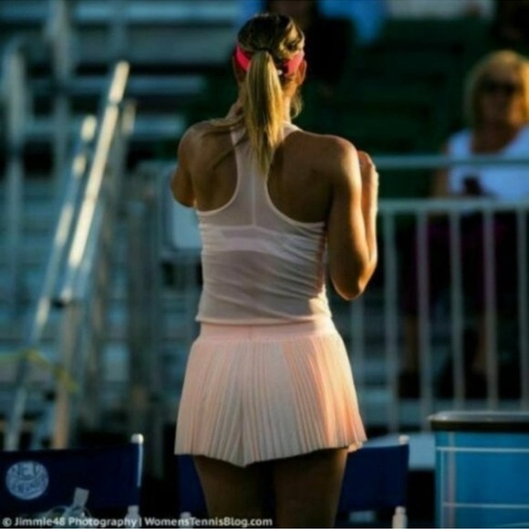 Nike Court Maria Sharapova Breathe Tennis Tank Small- Sunset Tint NWOT - Picture 7 of 16